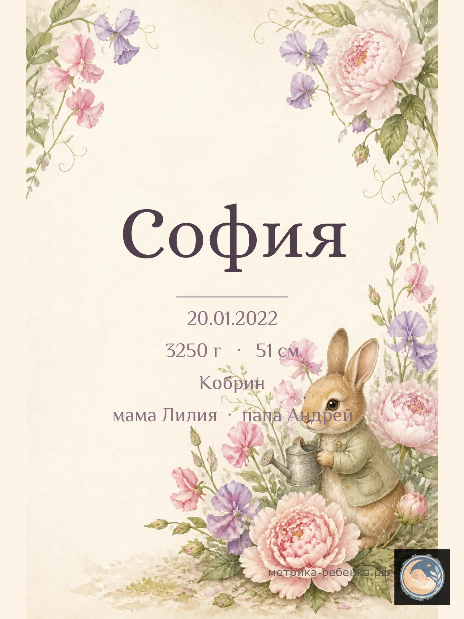 Метрика София