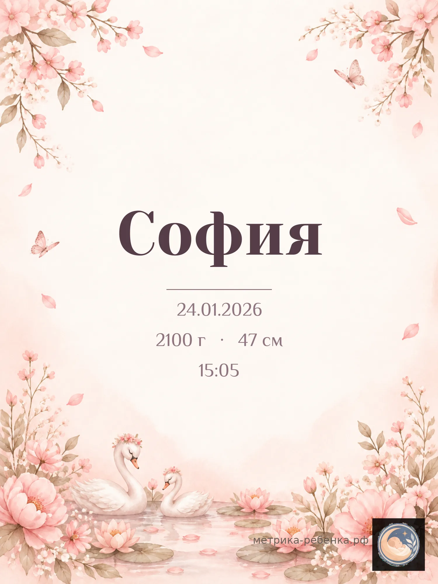Метрики для имени София