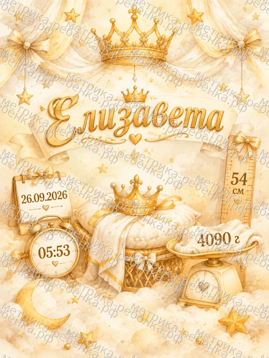 Метрика Елизавета