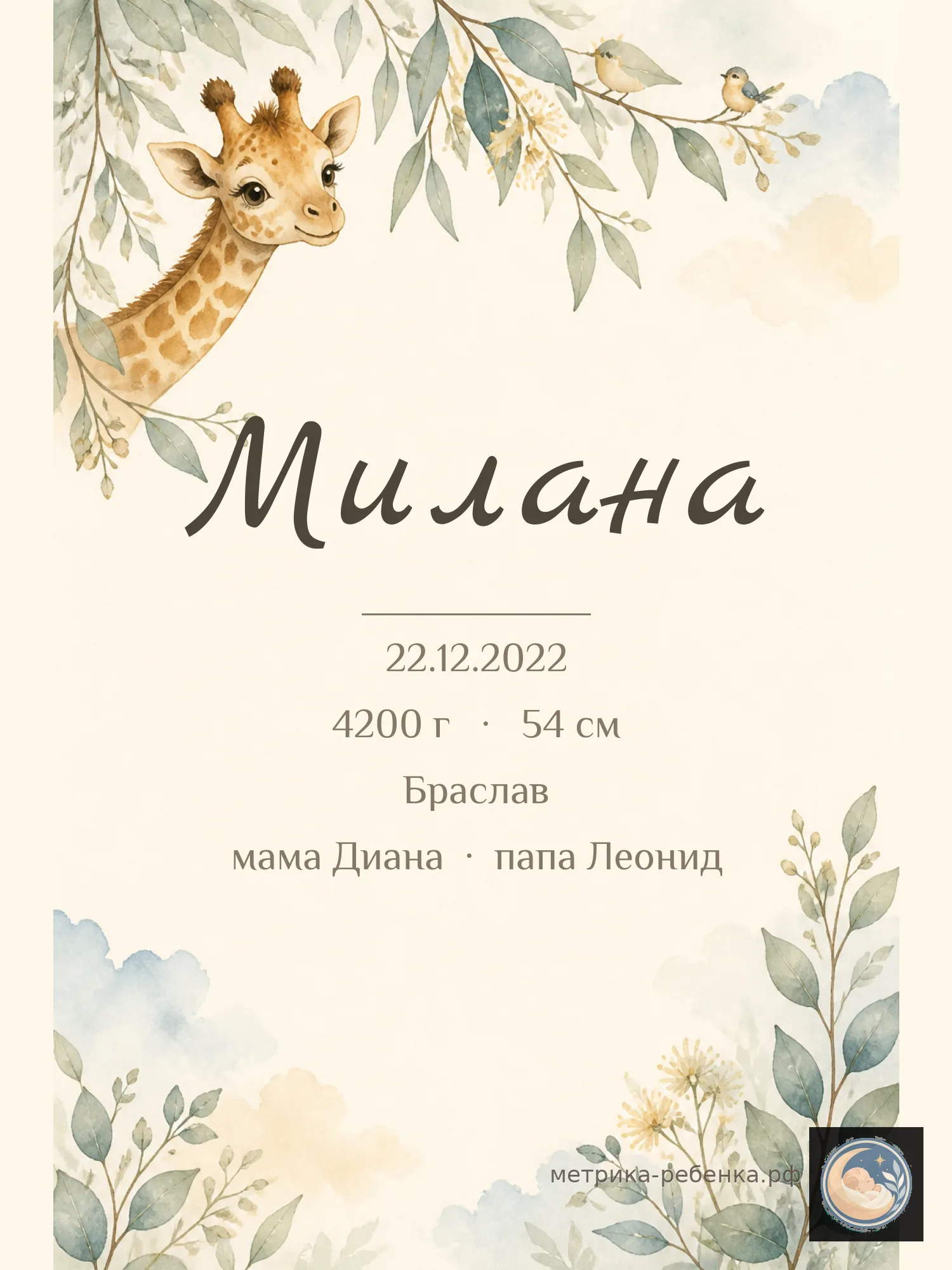 Метрика Милана