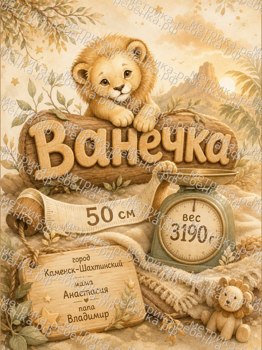 Метрика Ванечка