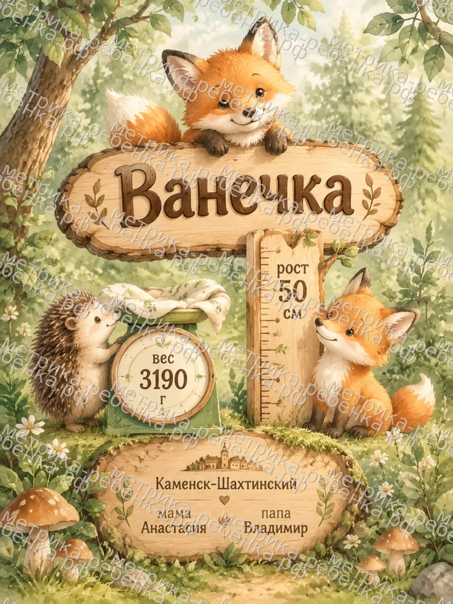 Метрика Ванечка