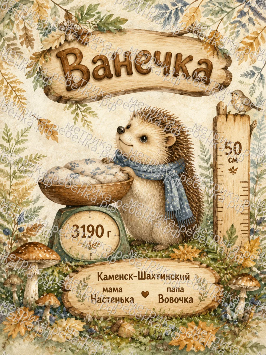 Метрики для имени Ванечка