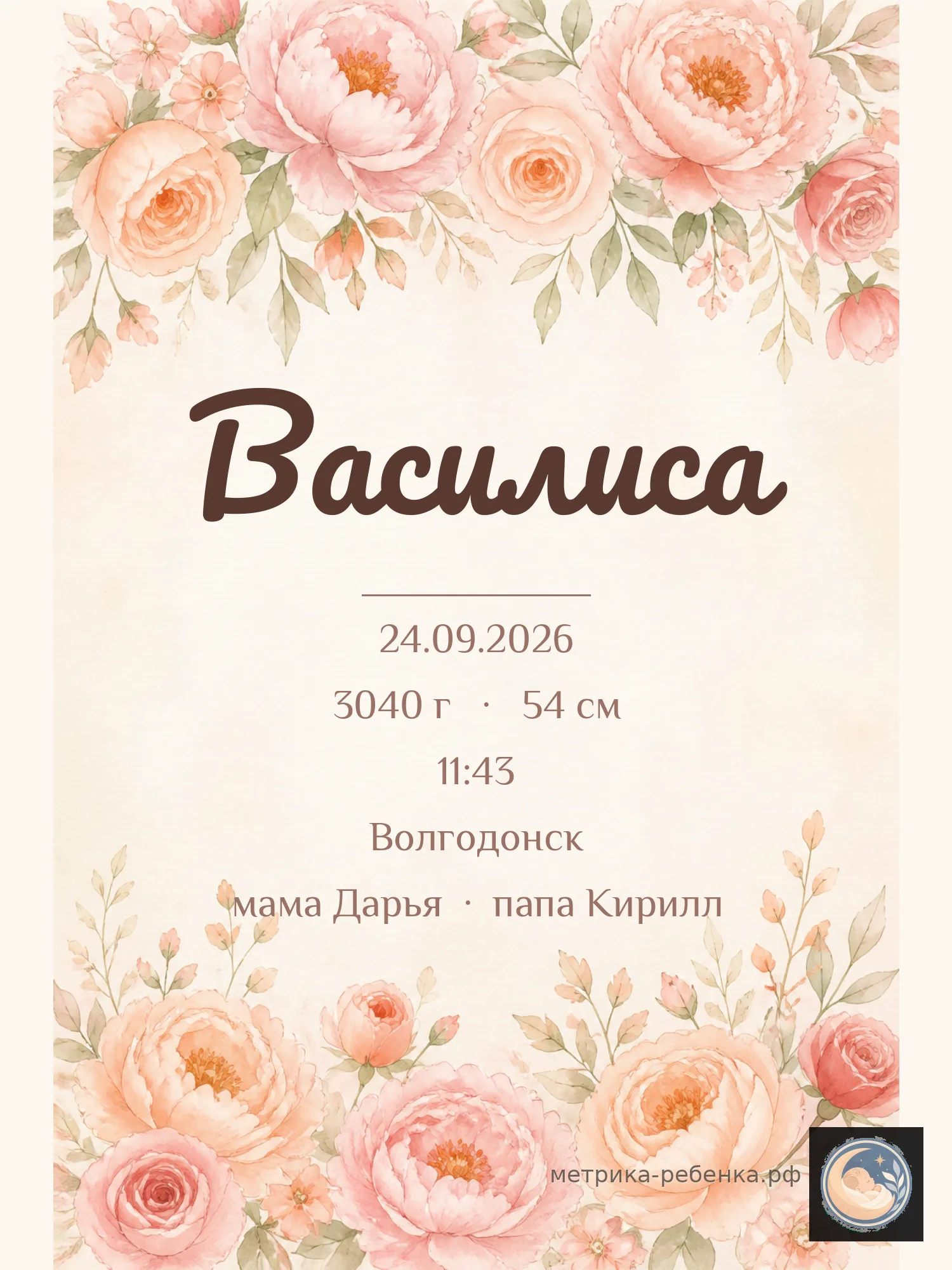 Метрика Василиса