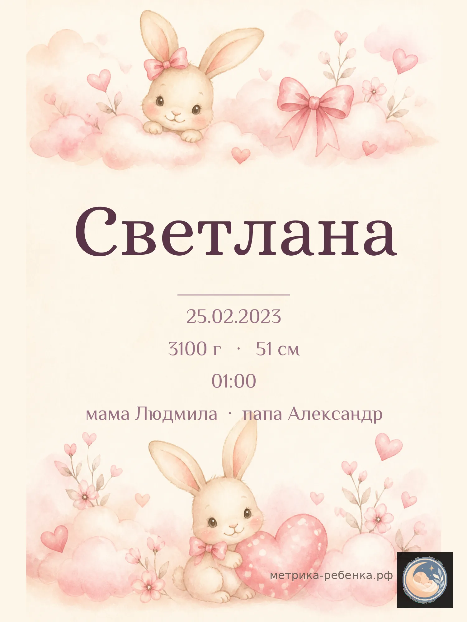 Метрика Светлана