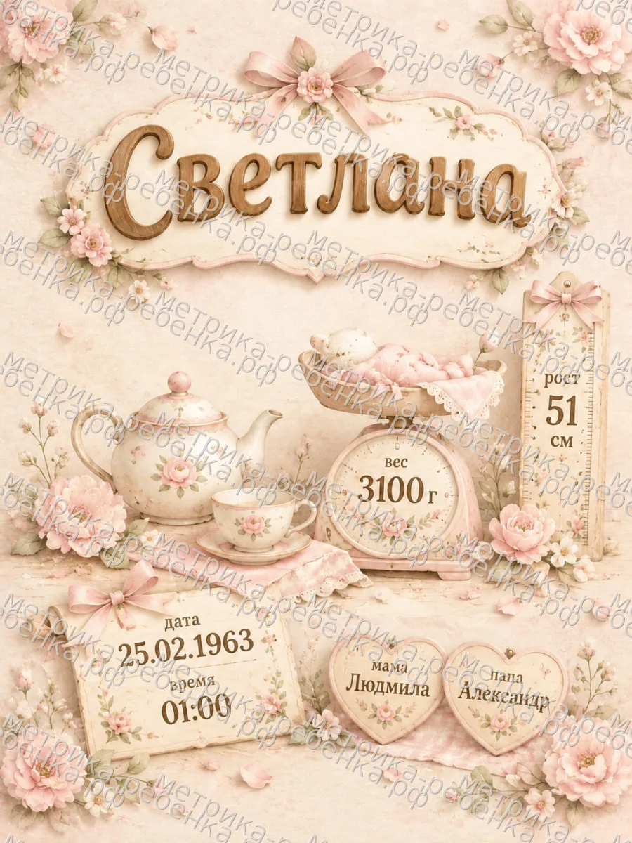 Метрика Светлана