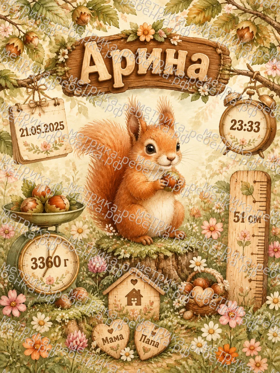 Метрика Арина