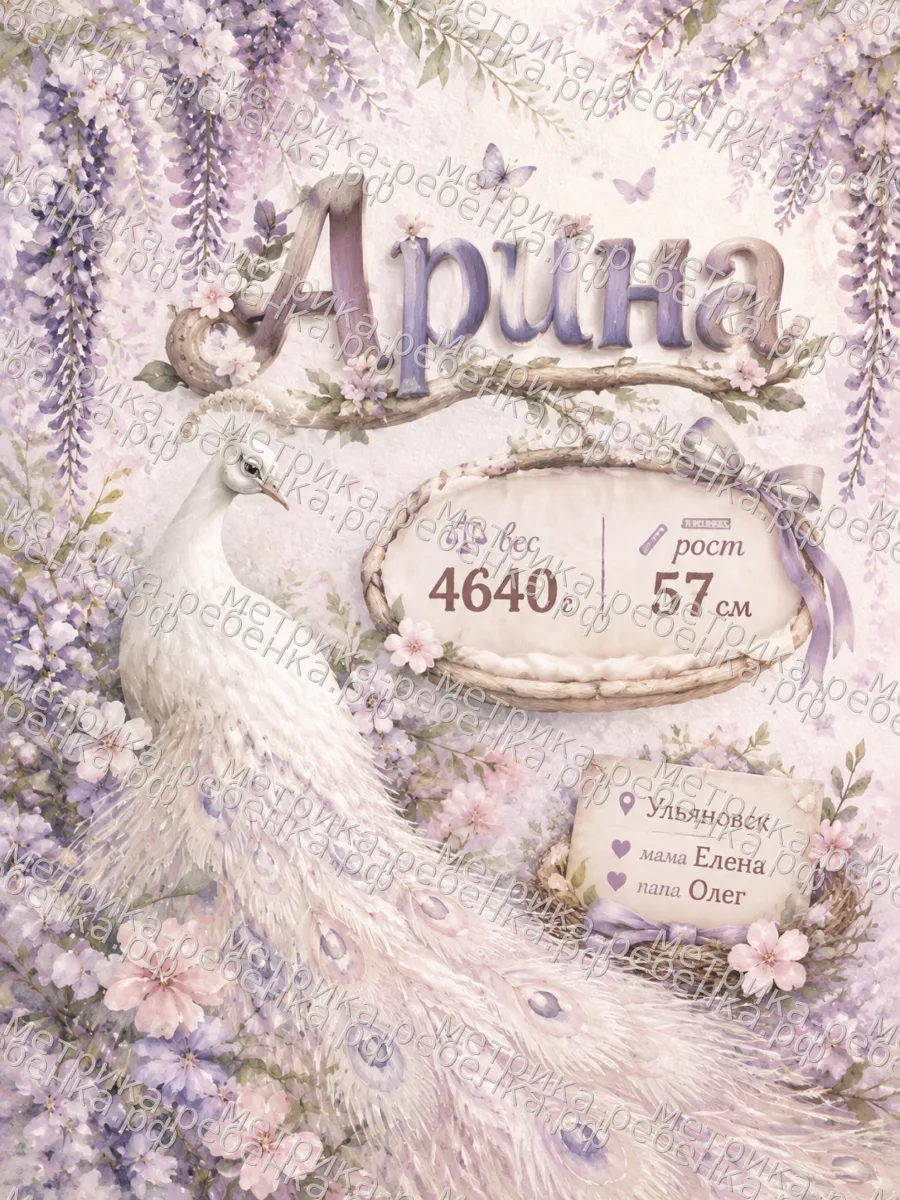 Метрика Арина