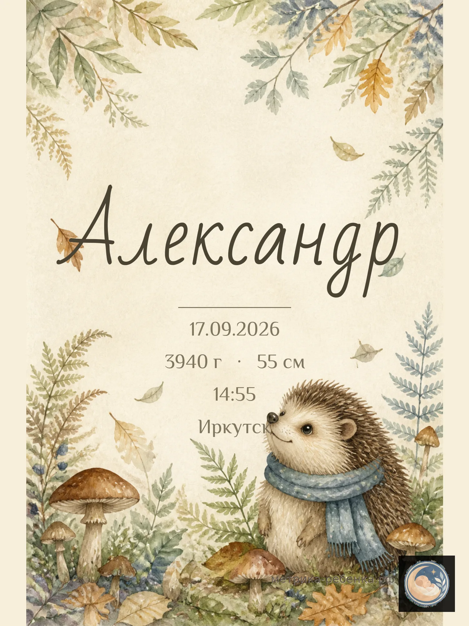 Метрика Александр