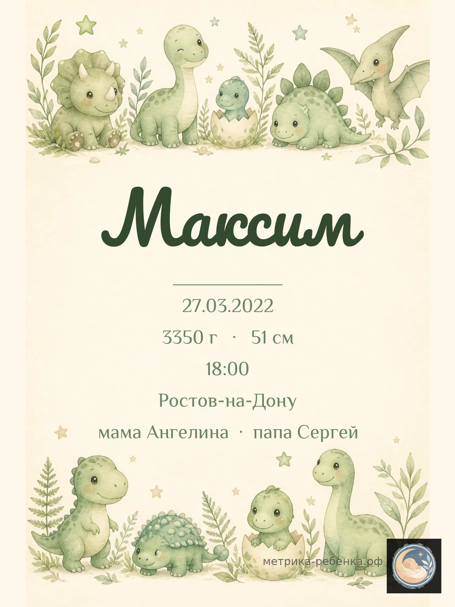 Метрика Максим