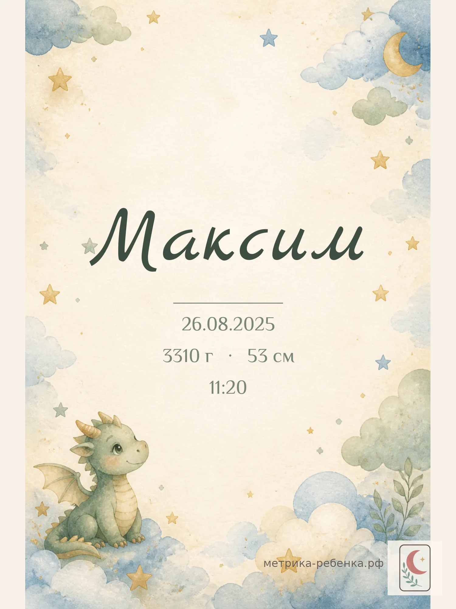 Метрика Максим