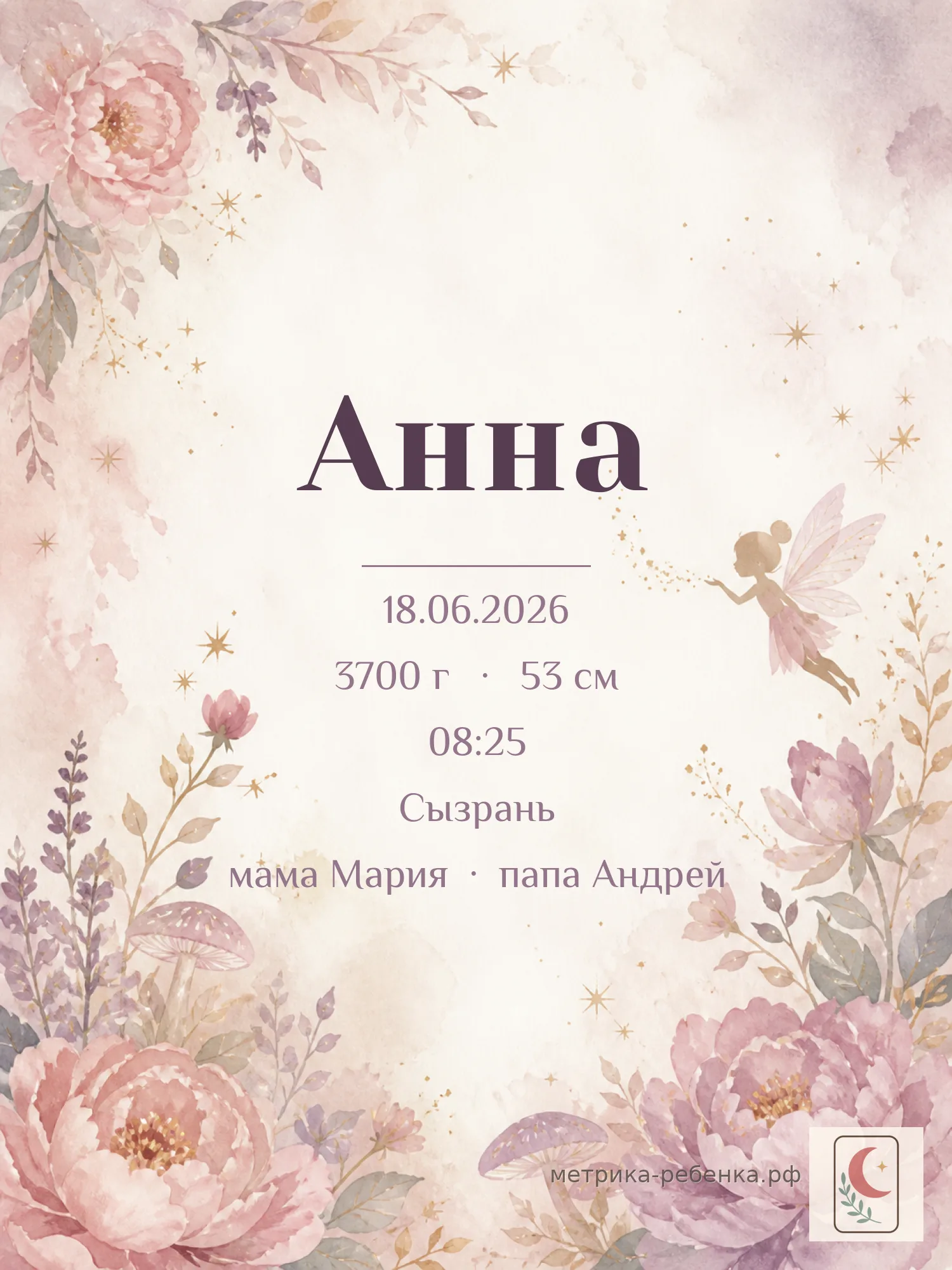Метрика Анна