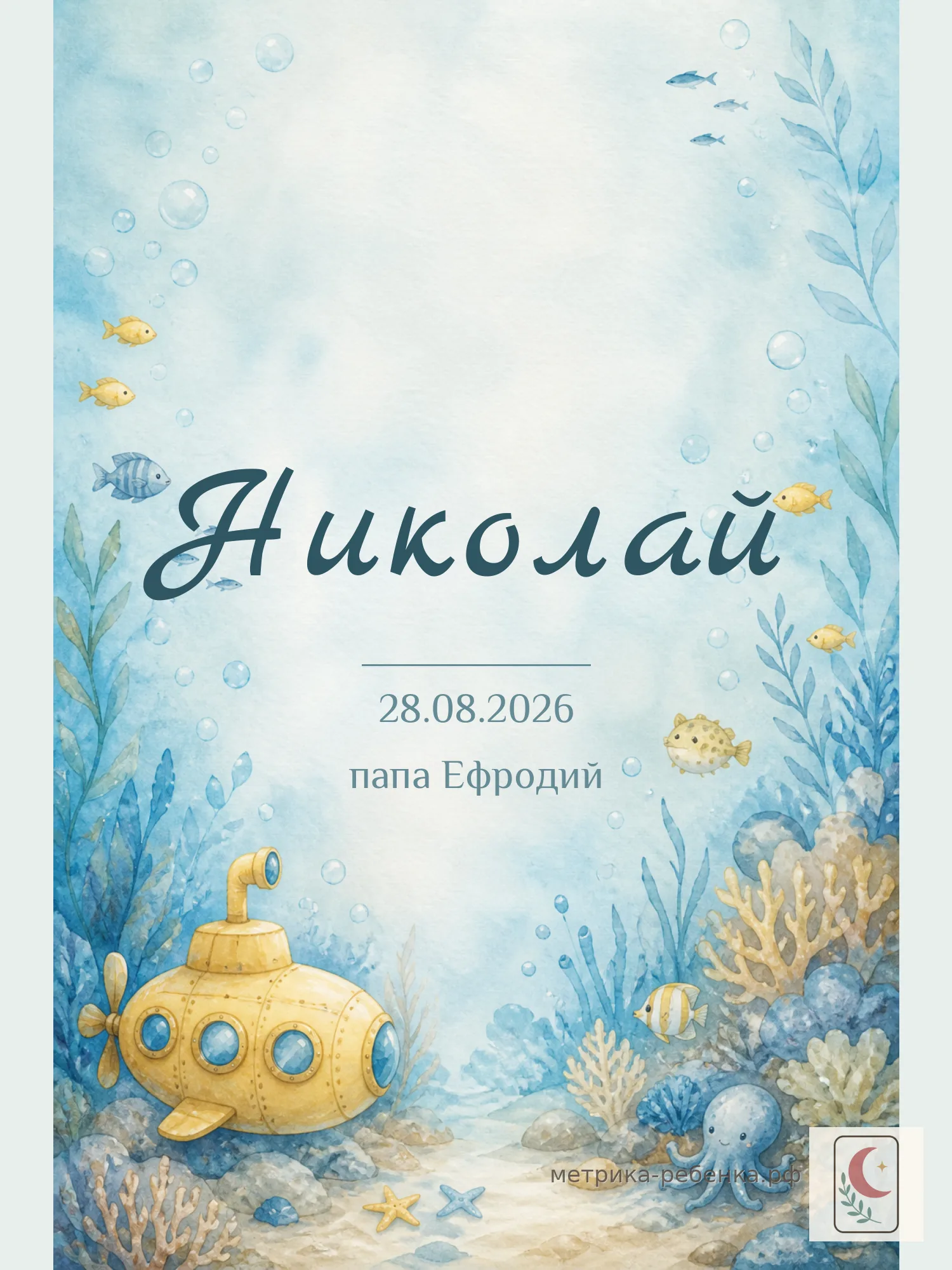 Метрика Николай