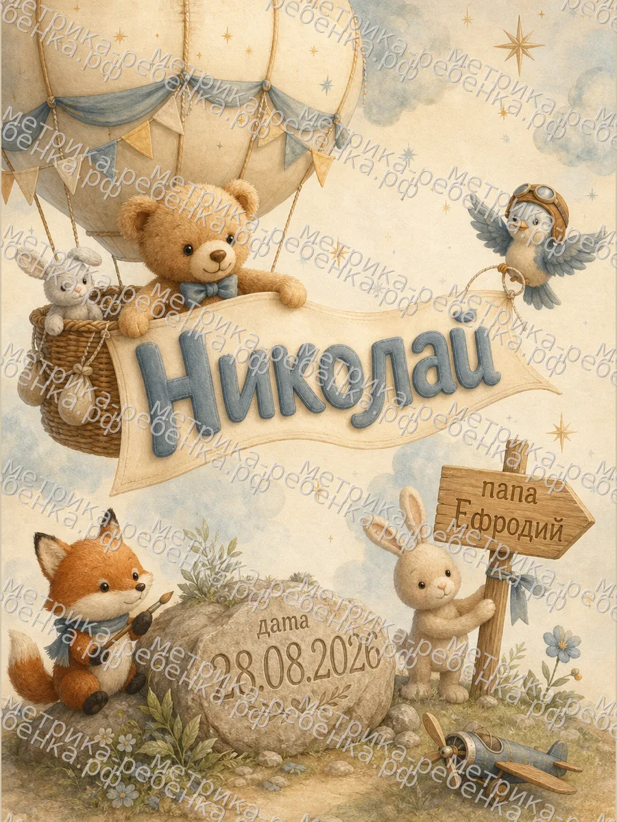 Метрики для имени Николай