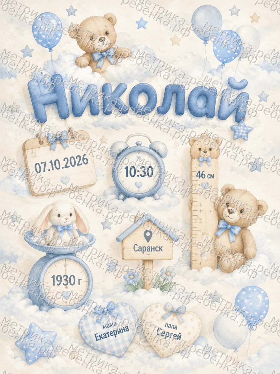 Метрика Николай