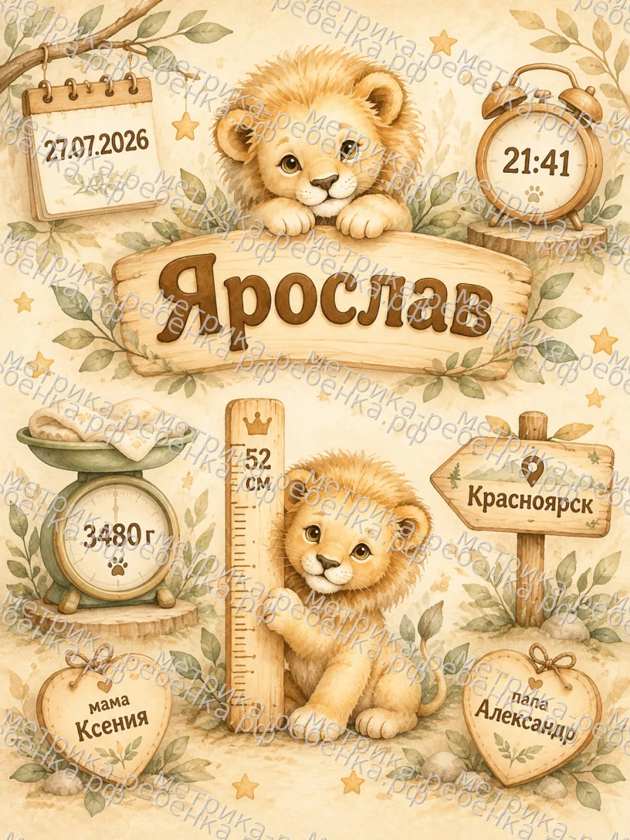 Метрика Ярослав