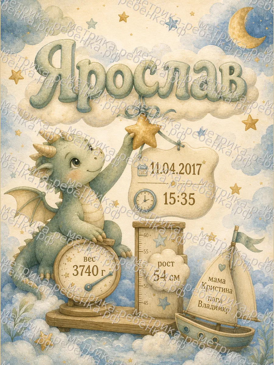 Метрика Ярослав