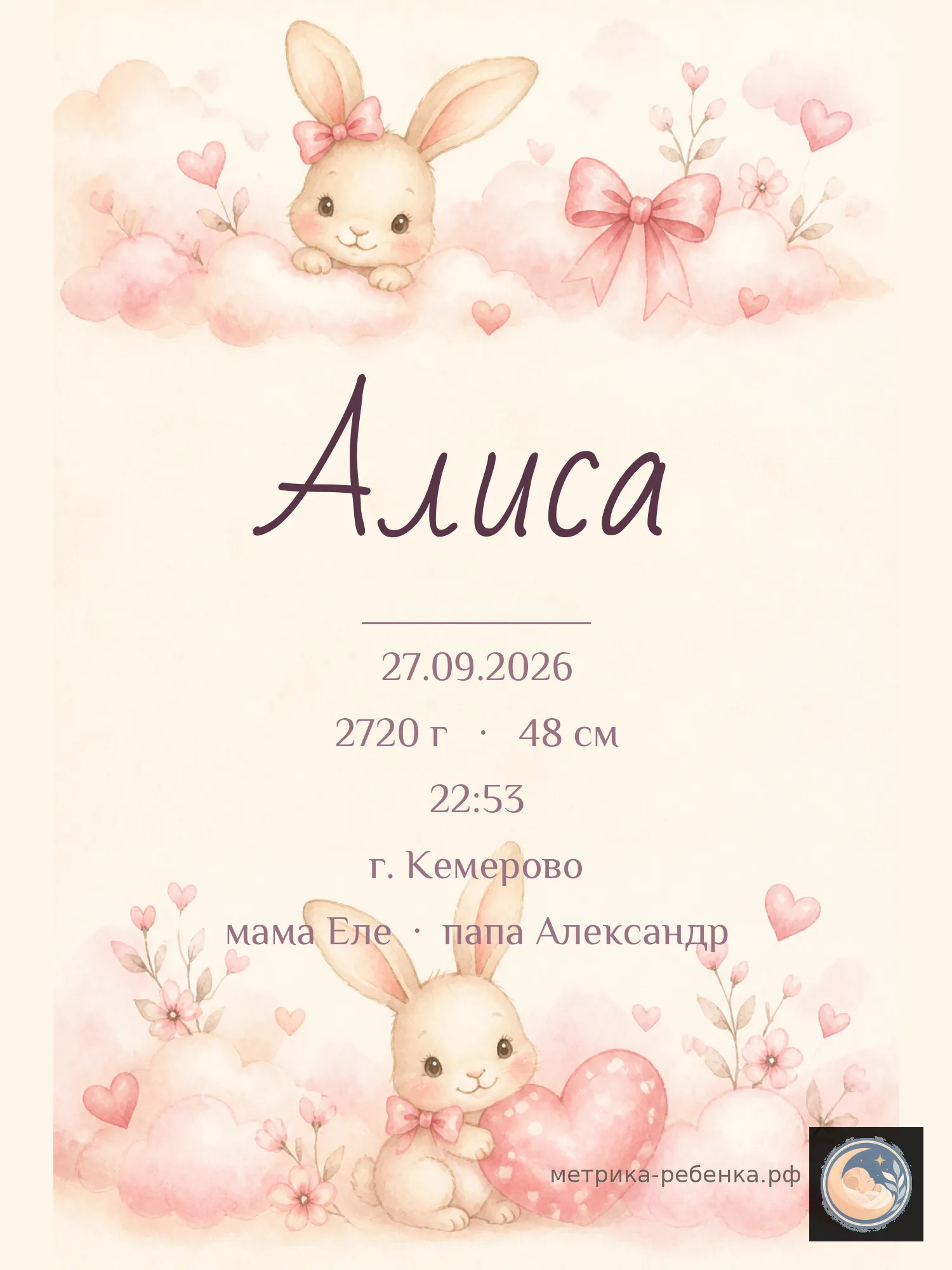Метрика Алиса