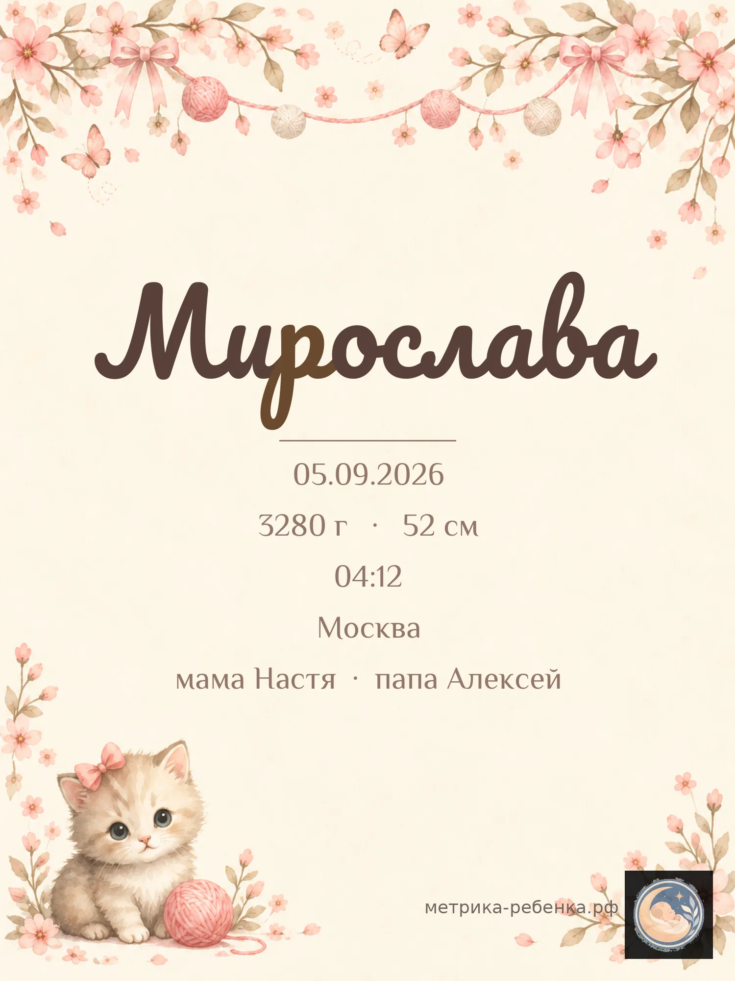 Метрика Мирослава