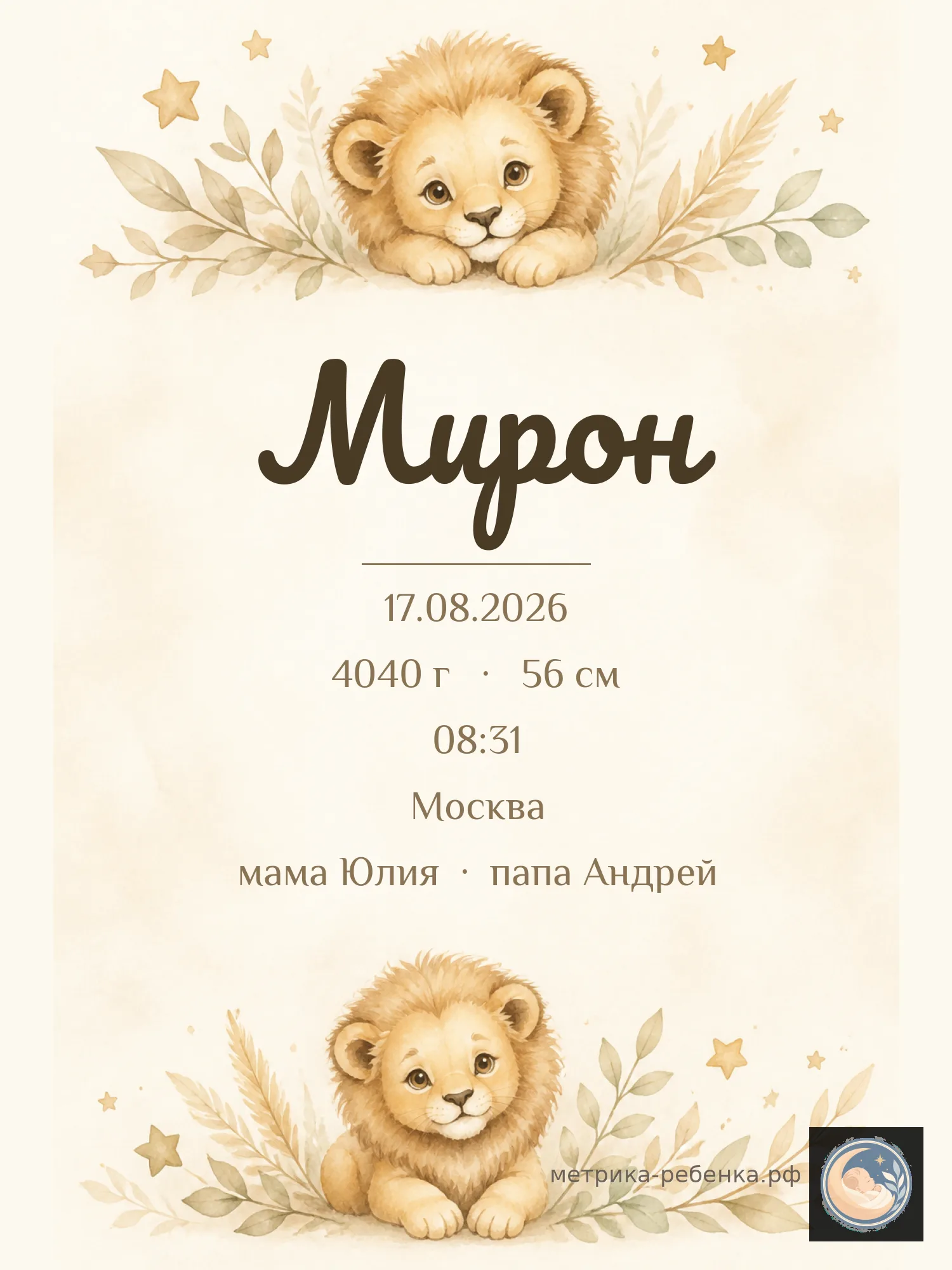 Метрика Мирон