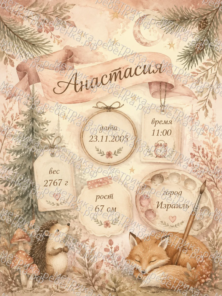 Метрика Анастасия