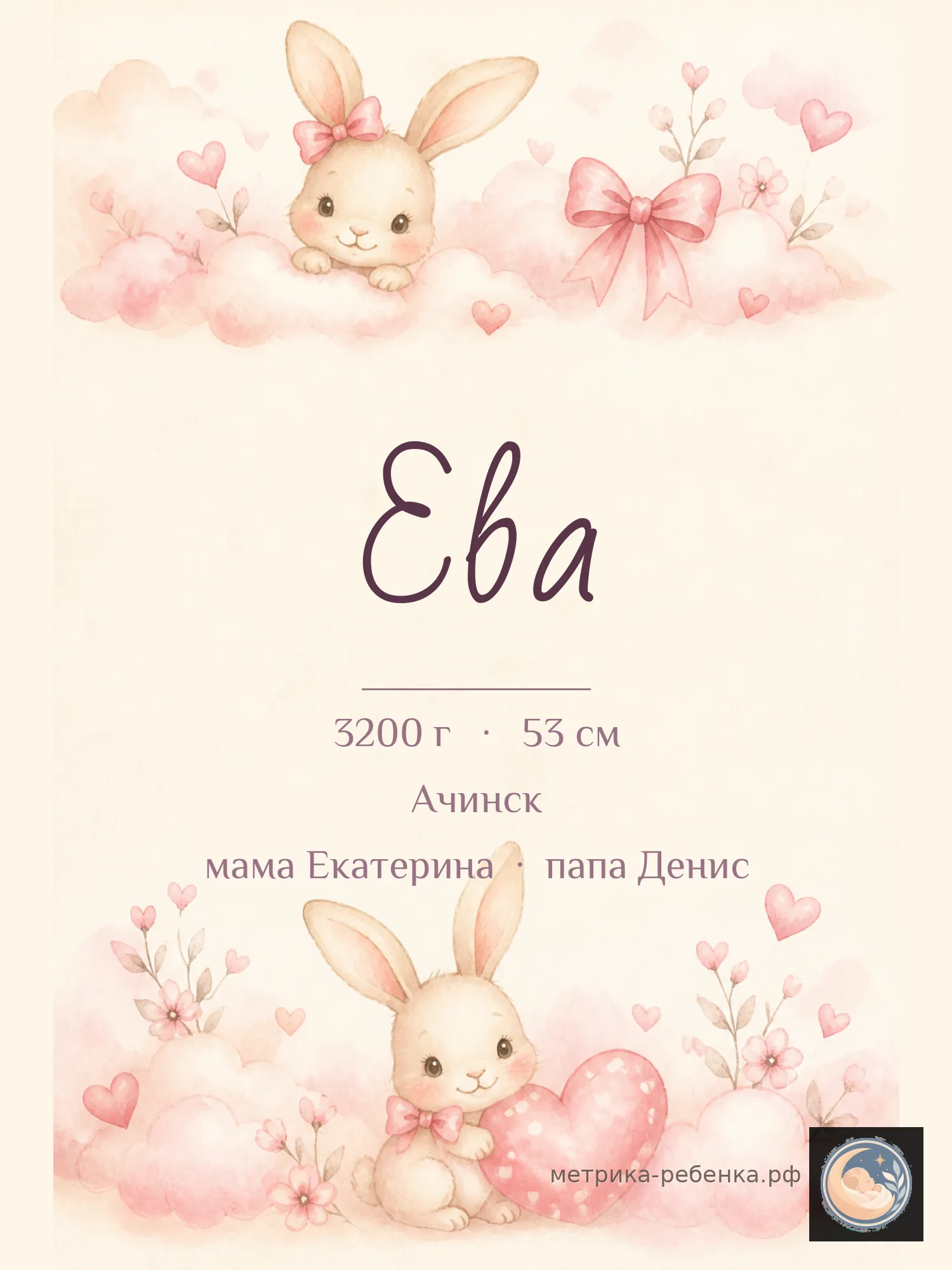 Метрика Ева