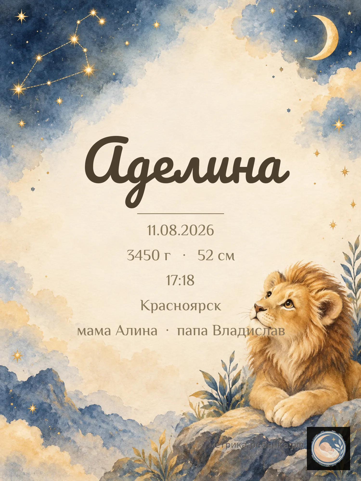 Метрика Аделина
