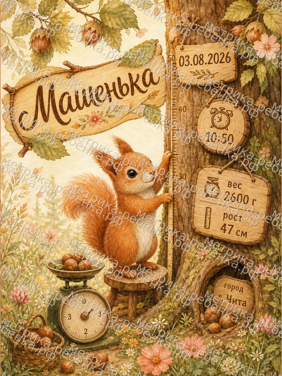 Метрика Машенька