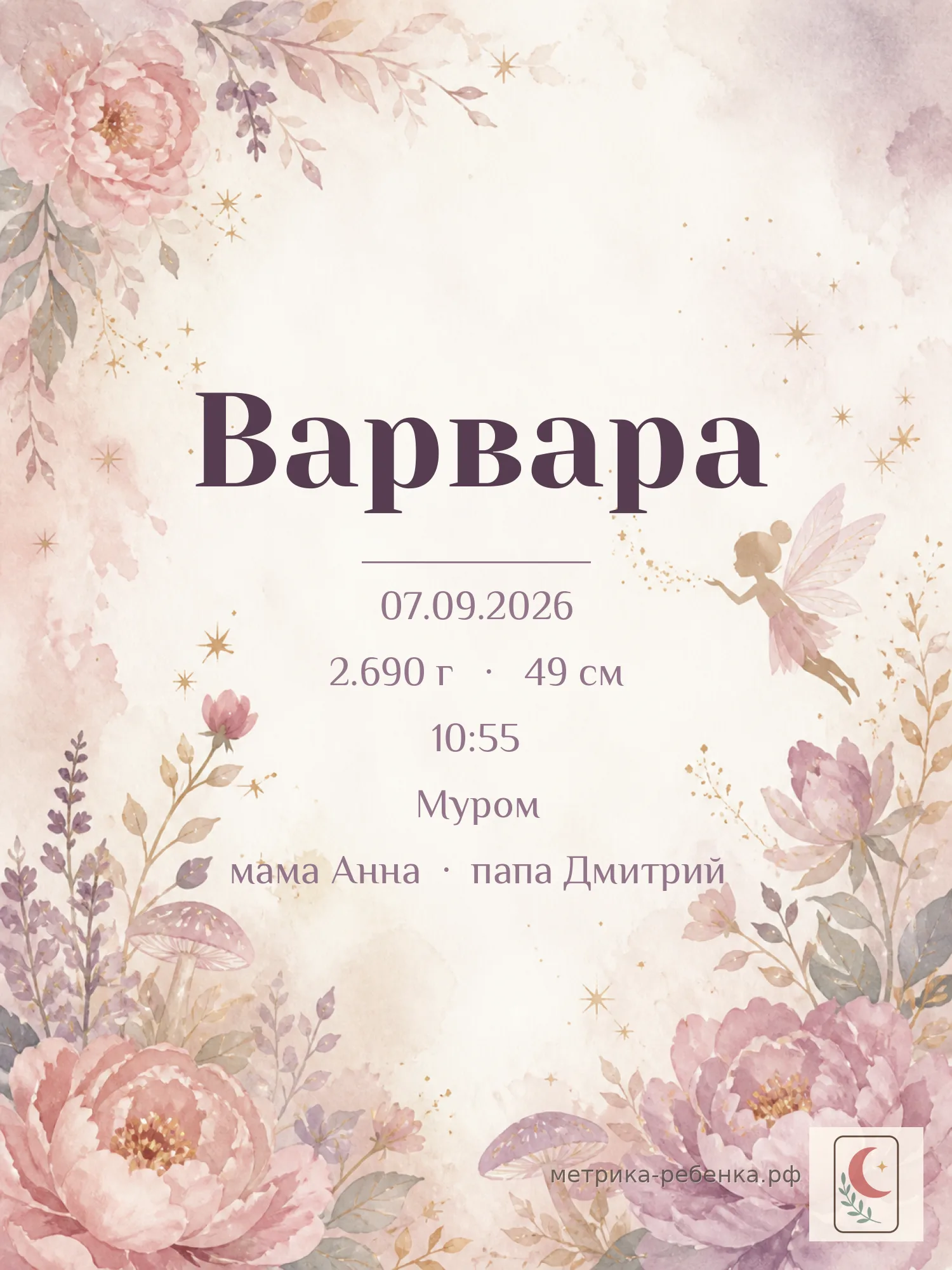 Метрика Варвара
