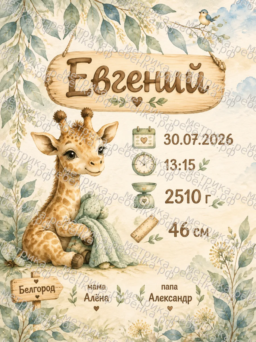 Метрика Евгений