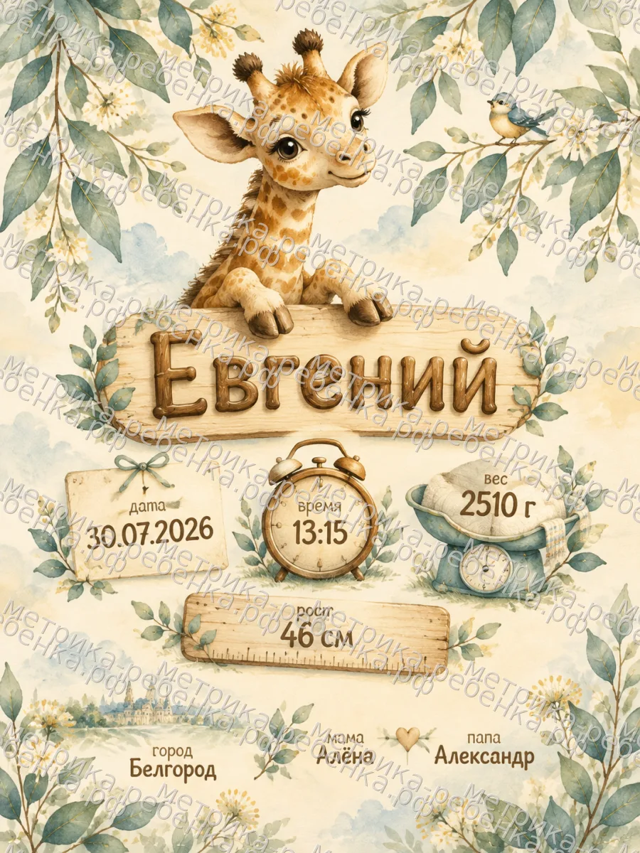 Метрика Евгений