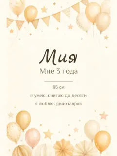 Возрастной постер — тепло
